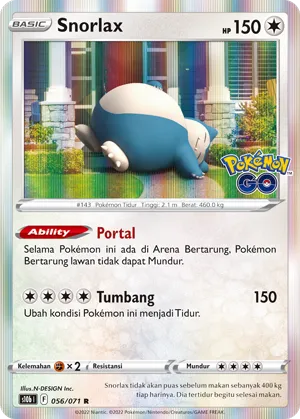 Snorlax (Pokémon GO 056/071)
