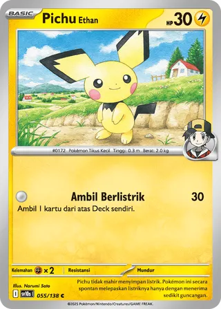 Ethan's Pichu (Presence of Champions 055/138)