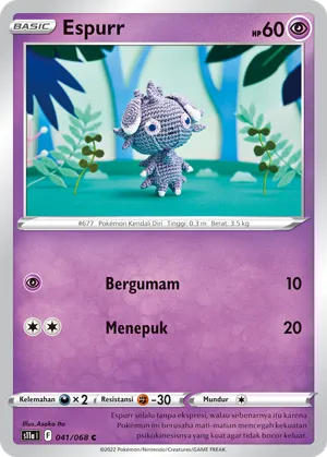 Espurr (Incandescent Arcana 041/068)