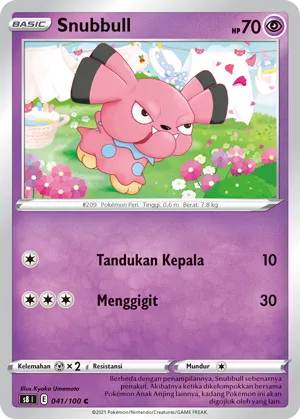 Snubbull (Fusion Arts 041/100)