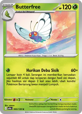 Butterfree (Bonds of Destiny 003/139)