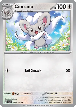 Cinccino (Journey Together 126/159)