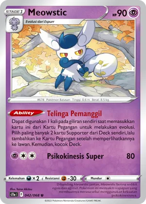 Meowstic (Incandescent Arcana 042/068)