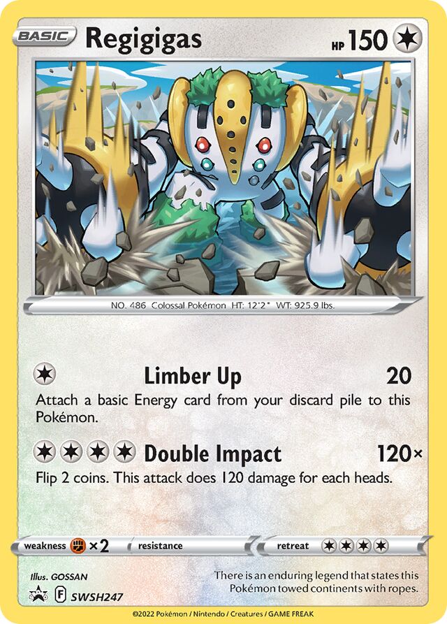 SWSH247 Regigigas SSP PROMO