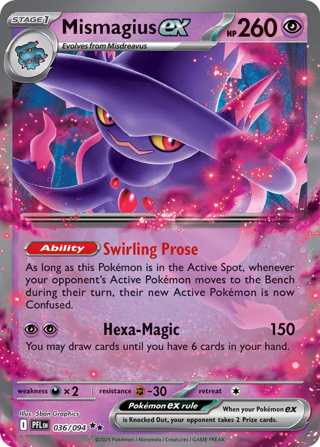 036/094 Mismagius ex PFL Double Rare