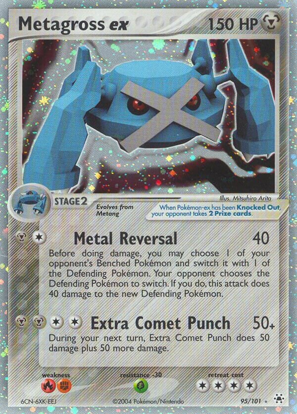 95/101 Metagross ex HL Rare Holo ex