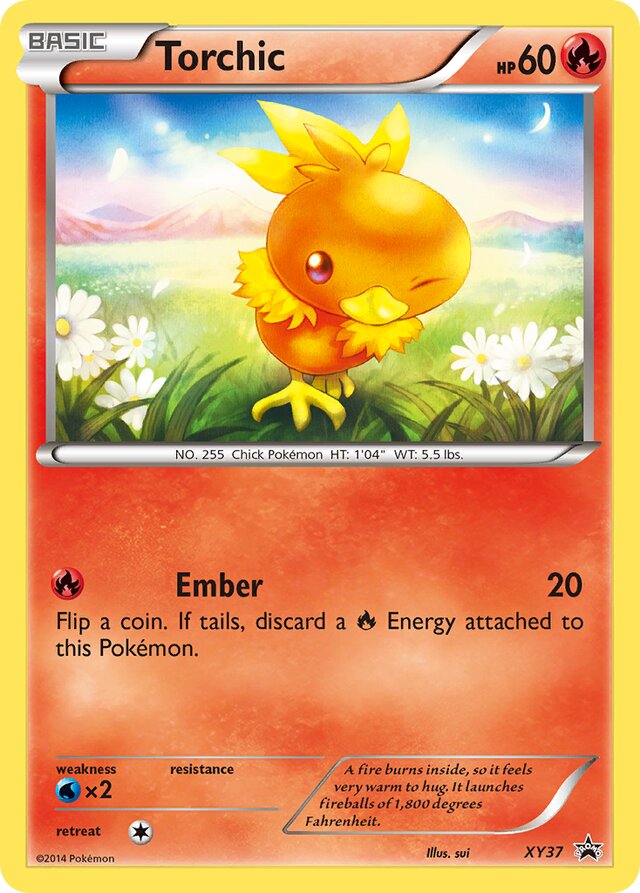 Torchic XY Black Star Promos XY37 PROMO