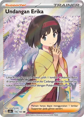 Erika's Invitation (Pokémon Card 151 196/165)