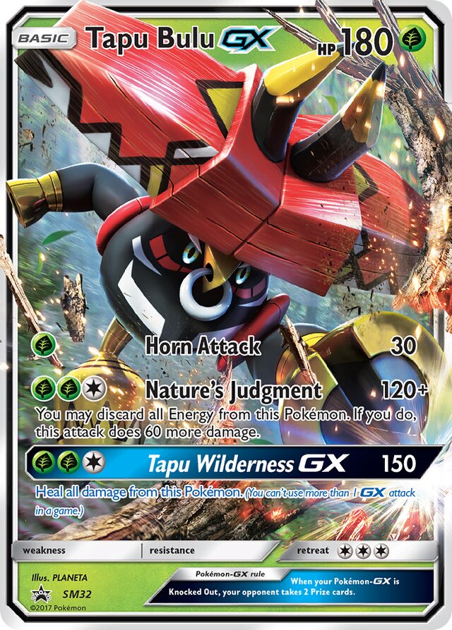 Tapu BuluGX SM Black Star Promos SM32 PROMO