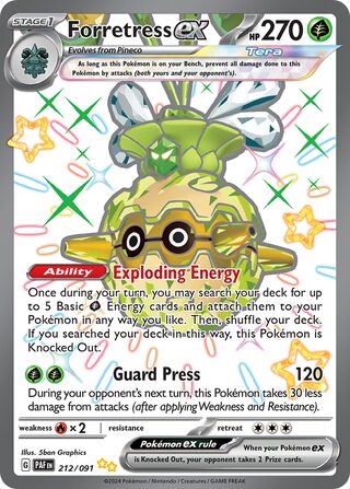 Forretress ex (Paldean Fates 212/091)
