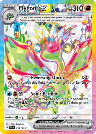 Flygon ex (Surging Sparks 222/191)
