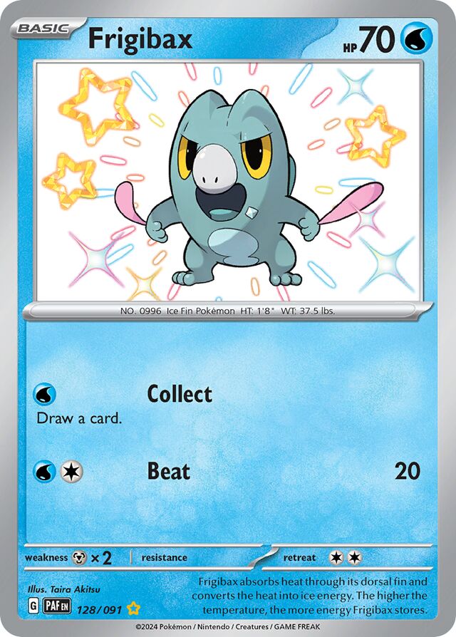 Frigibax Paldean Fates 128/091 Shiny Rare