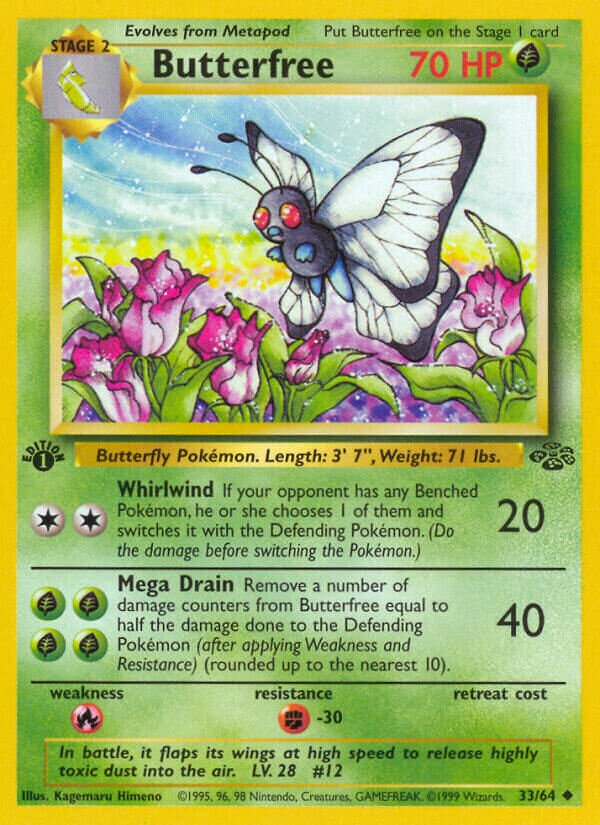 Butterfree Jungle 33/64 Uncommon