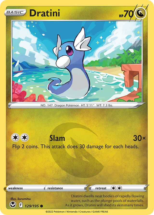Dratini Silver Tempest 129/195 Common