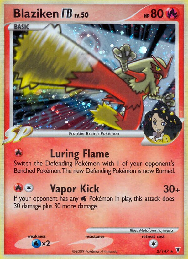Blaziken Pokémon FB Supreme Victors 2/147 Rare Holo
