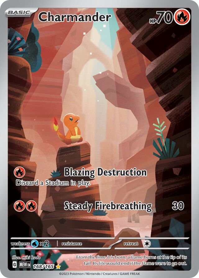 Charmander 151 168/165 Illustration Rare