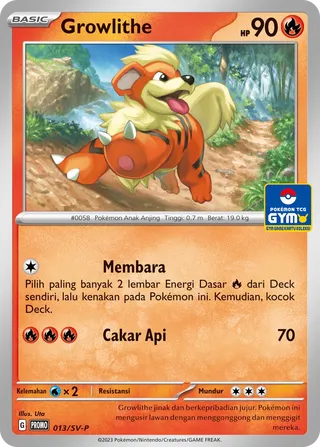 Growlithe (Scarlet & Violet Promos 013/SV-P)