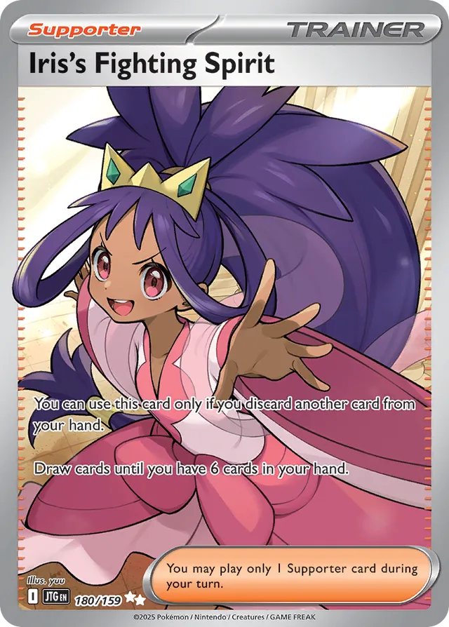 Iris's Fighting Spirit Journey Together 180/159 Ultra Rare