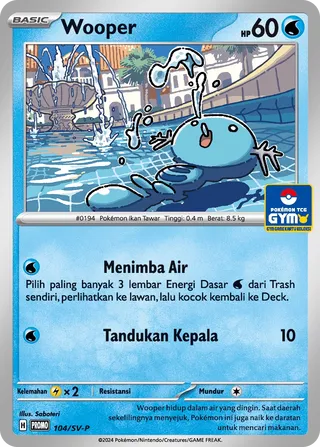 Wooper (Scarlet & Violet Promos 104/SV-P)