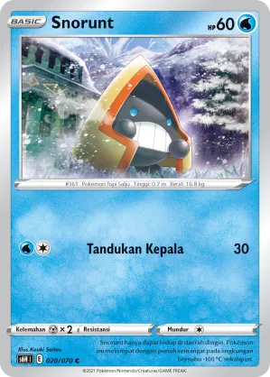 Snorunt (Silver Lance 020/070)