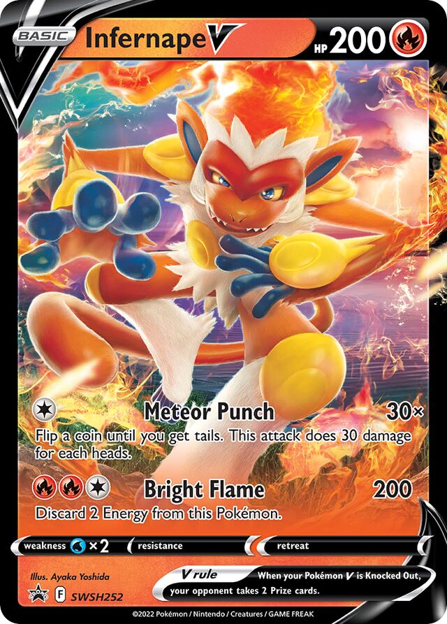 SWSH252 InfernapeV SSP PROMO