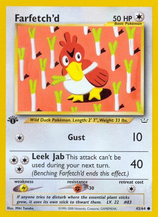 Pokemon Farfetch d 32