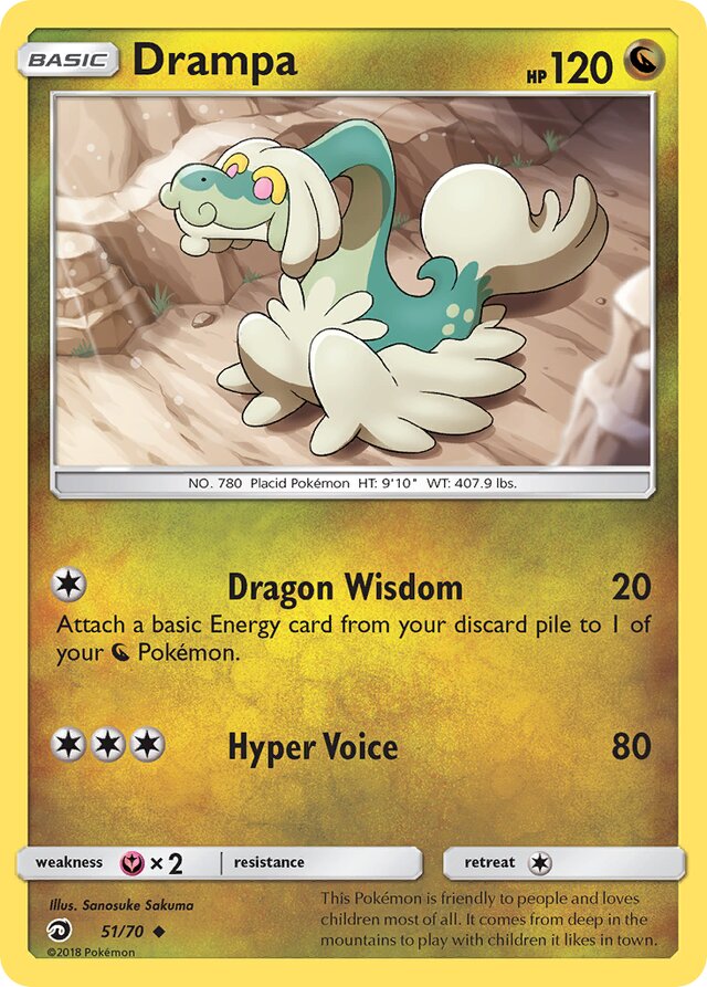 Drampa Dragon Majesty 51/70 Uncommon