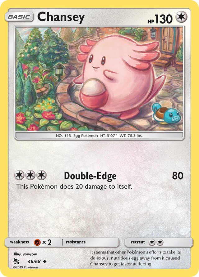 Chansey Hidden Fates 46/68 Uncommon