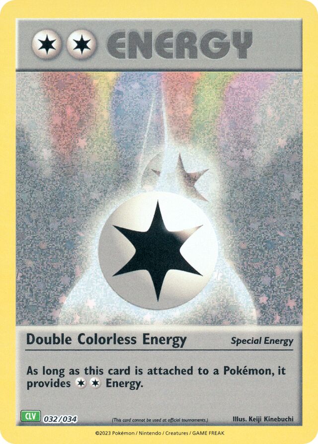 Double Colorless Energy Venusaur & Lugia ex Deck 032/034