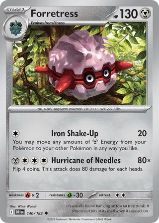Forretress (Destined Rivals 140/182)