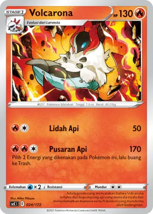 Volcarona (Evolution V Starter Deck 024/172)