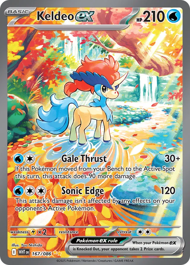 Keldeoex White Flare 167/086 Special Illustration Rare