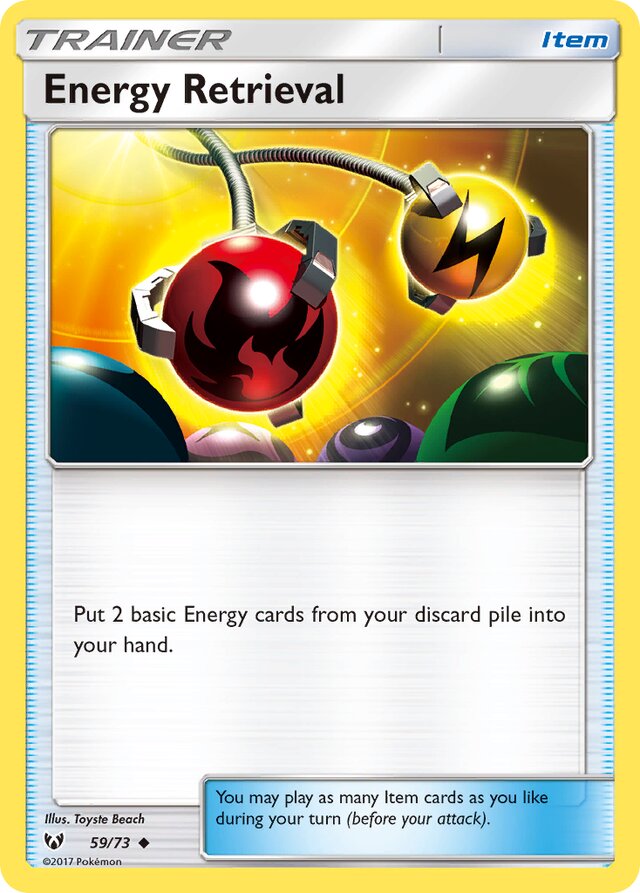 Energy Retrieval Shining Legends 59/73 Uncommon