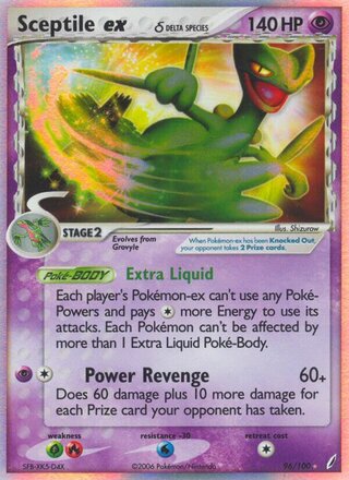 Sceptile ex (EX Crystal Guardians 96/100)