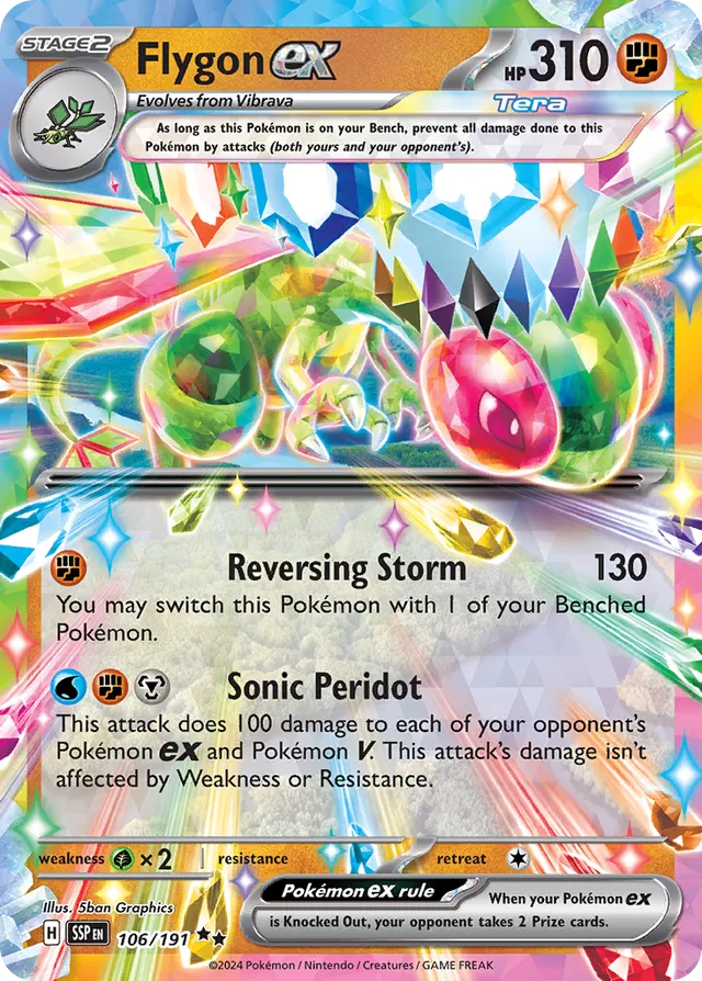 Flygonex Surging Sparks 106/191 Double Rare