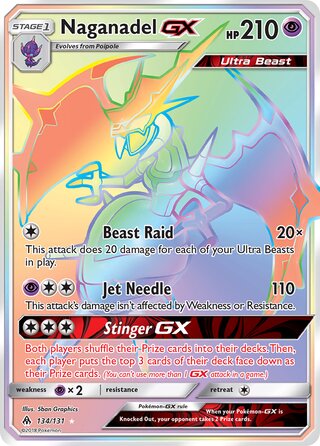 Naganadel-GX (Forbidden Light 134/131)