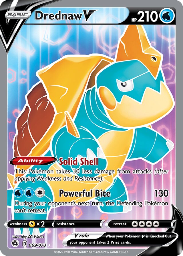 DrednawV Champion's Path 069/073 Rare Ultra