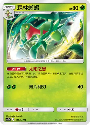 Grovyle (Storming Emergence (Verdant) 016/151)