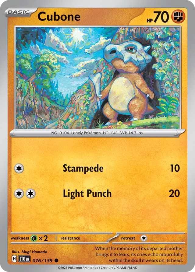 Cubone Journey Together 076/159 Common