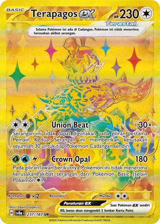 Terapagos ex (Terastal Festival ex 237/187)
