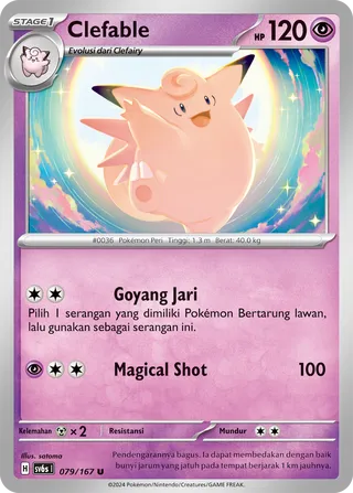 Clefable (Transfiguration Mask 079/167)