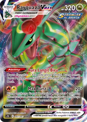 Rayquaza VMAX (Blue Sky Stream 047/067)