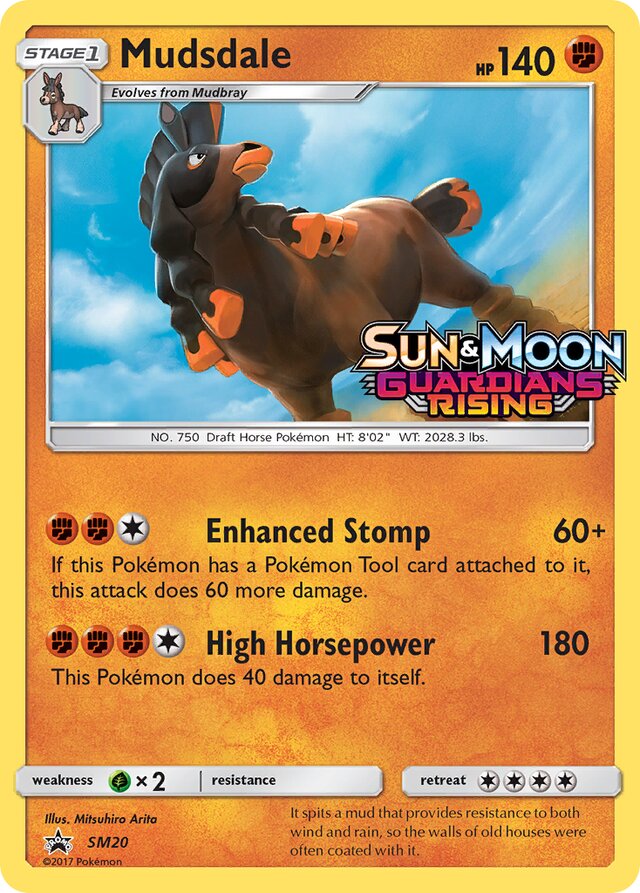 Mudsdale SM Black Star Promos SM20 PROMO
