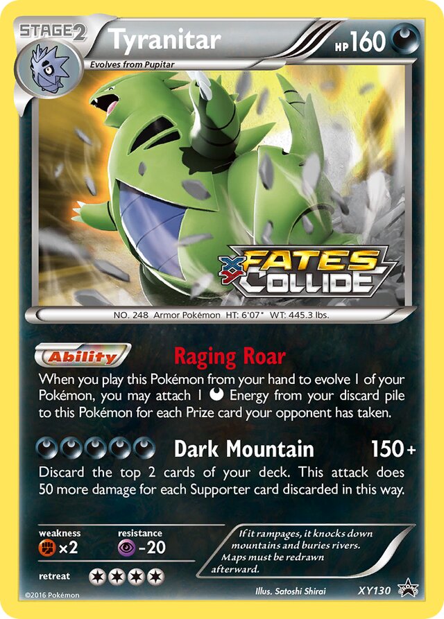 Tyranitar XY Black Star Promos XY130 PROMO