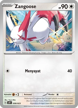 Zangoose (Quaxly & Mimikyu ex Starter Deck ex 008/023)
