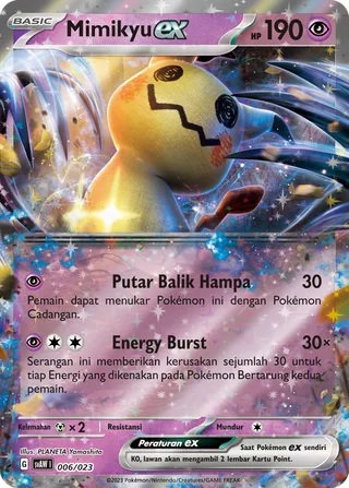 Mimikyu ex (Quaxly & Mimikyu ex Starter Deck ex 006/023)