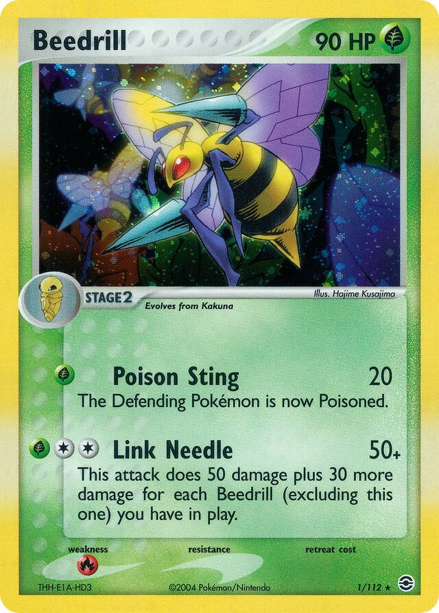1/112 Beedrill RG Rare Holo