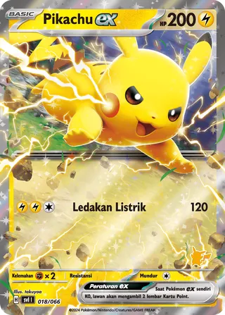 Pikachu ex (Trainers Camp 018/066)