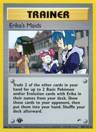 Erika's Maids (Gym Heroes 109/132)