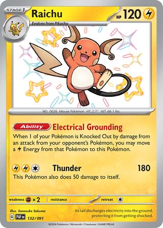 Raichu (Paldean Fates 132/091)